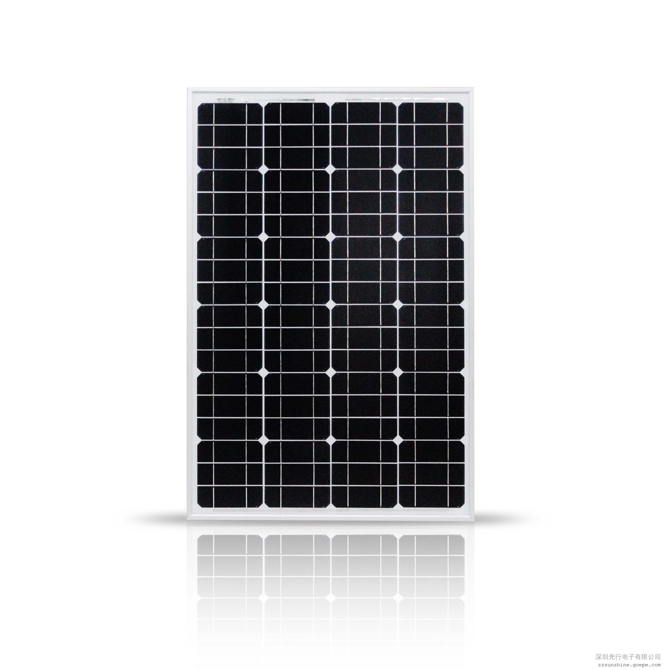 单晶太阳能电池板 60W